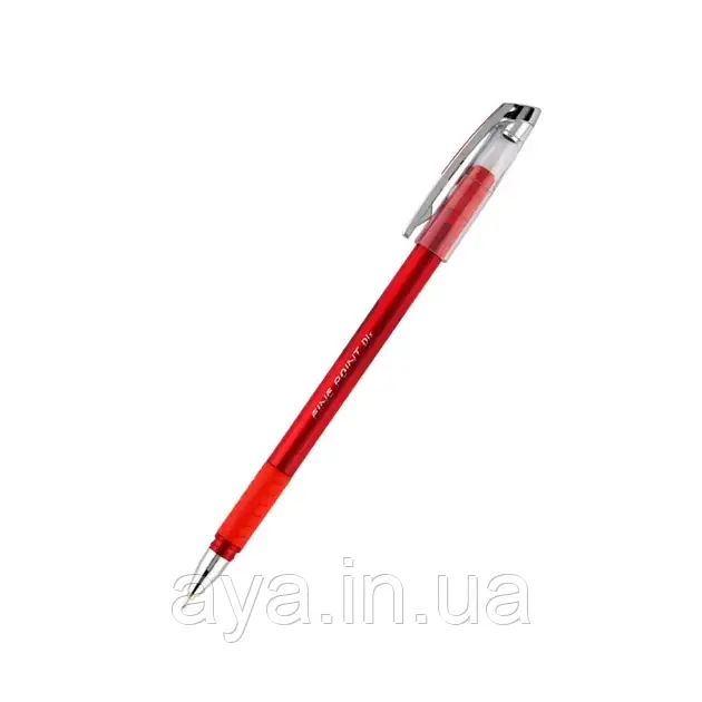 Ручка кулькова, червона, Fine Point, Unimax, UX-111-06