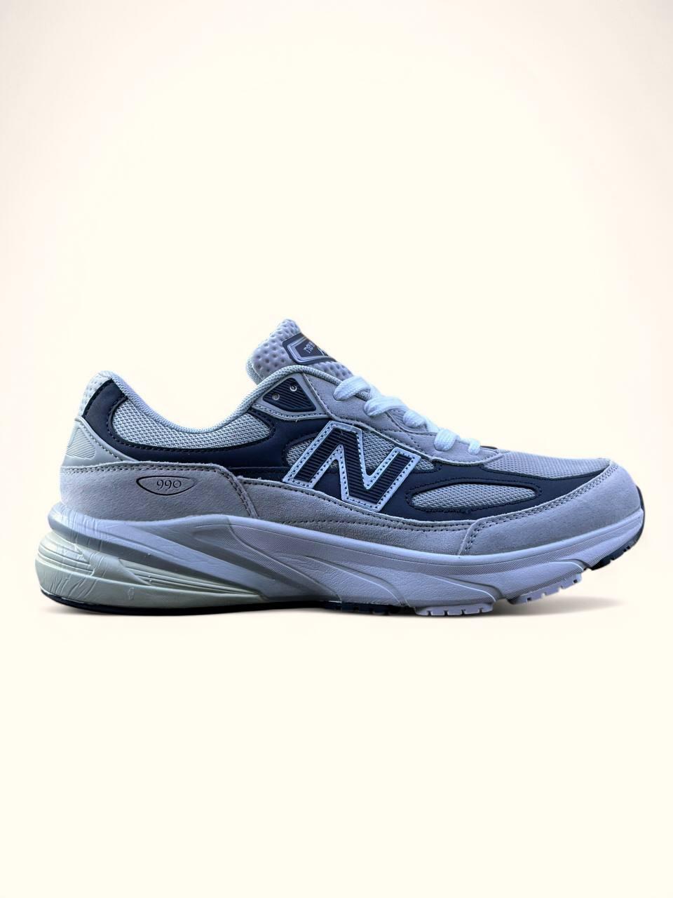 Чоловічі кросівки New Balance 990v6 Light Grey Black (світло-сірі) спортивні 5239 Нью Беленс vkross, фото 1