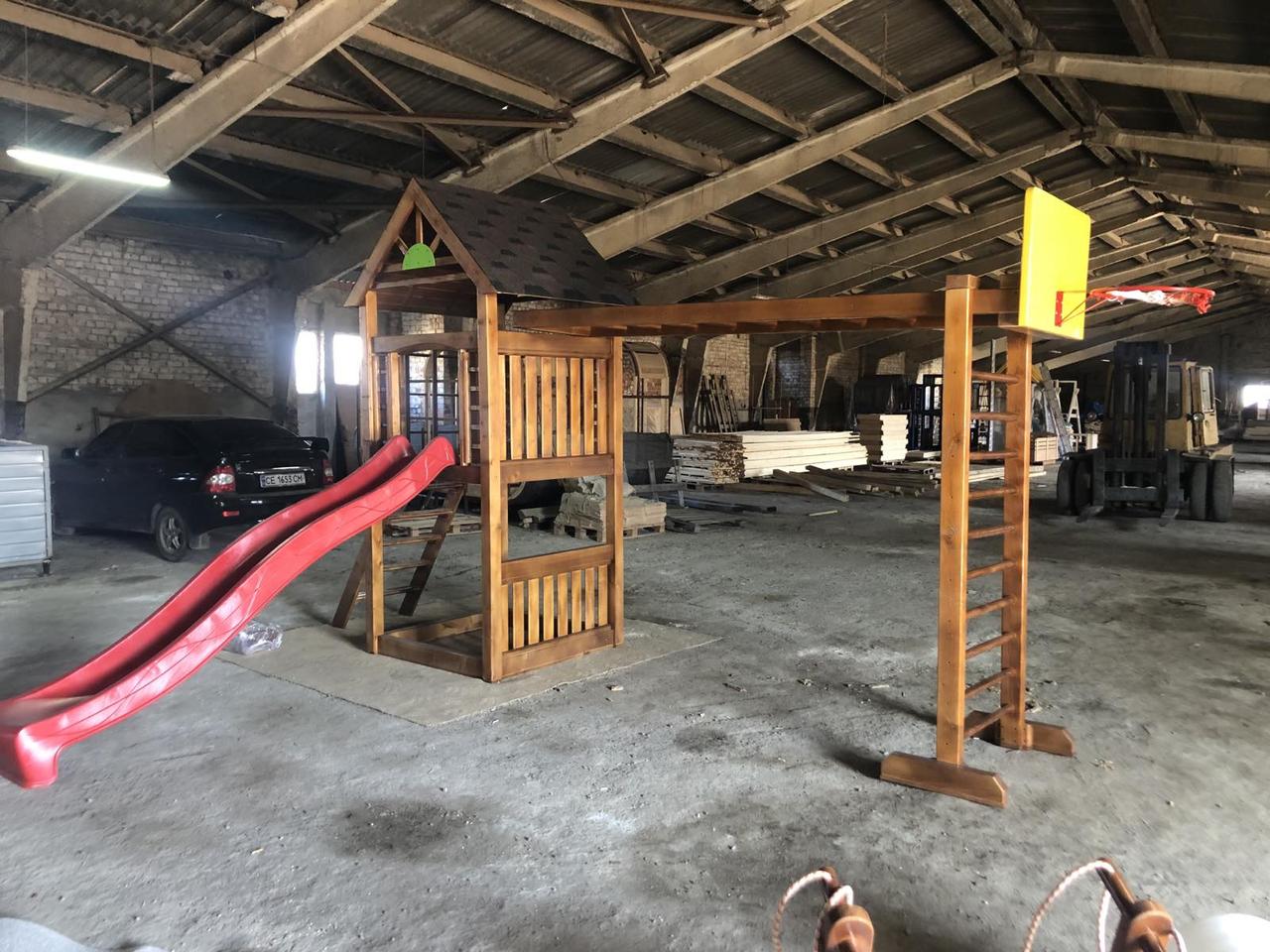 Дитячий ігровий комплекс для вулиці "Тарзан міні" колір під дерево