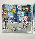 Розвиваюча книжка альбом липучки TOCA BOCA SpongeBob SquarePants Тока Бока Домівка Губки Боба, фото 3