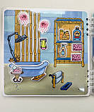 Розвиваюча книжка альбом липучки TOCA BOCA SpongeBob SquarePants Тока Бока Домівка Губки Боба, фото 7