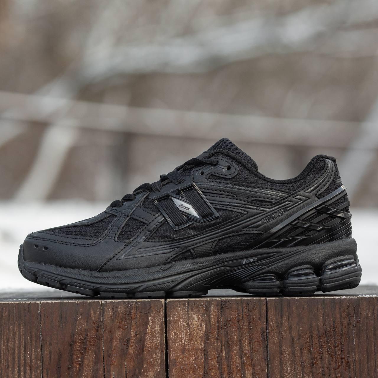 Чоловічі кросівки New Balance 1906N Castlerock Triple Black (чорні) спортивні 2058 Нью Беленс vkross, фото 1