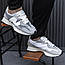 Чоловічі демісезонні кросівки New Balance 327 (світло-сірі) стильні спортивні кроси 2762 Нью Беленс vkross, фото 4