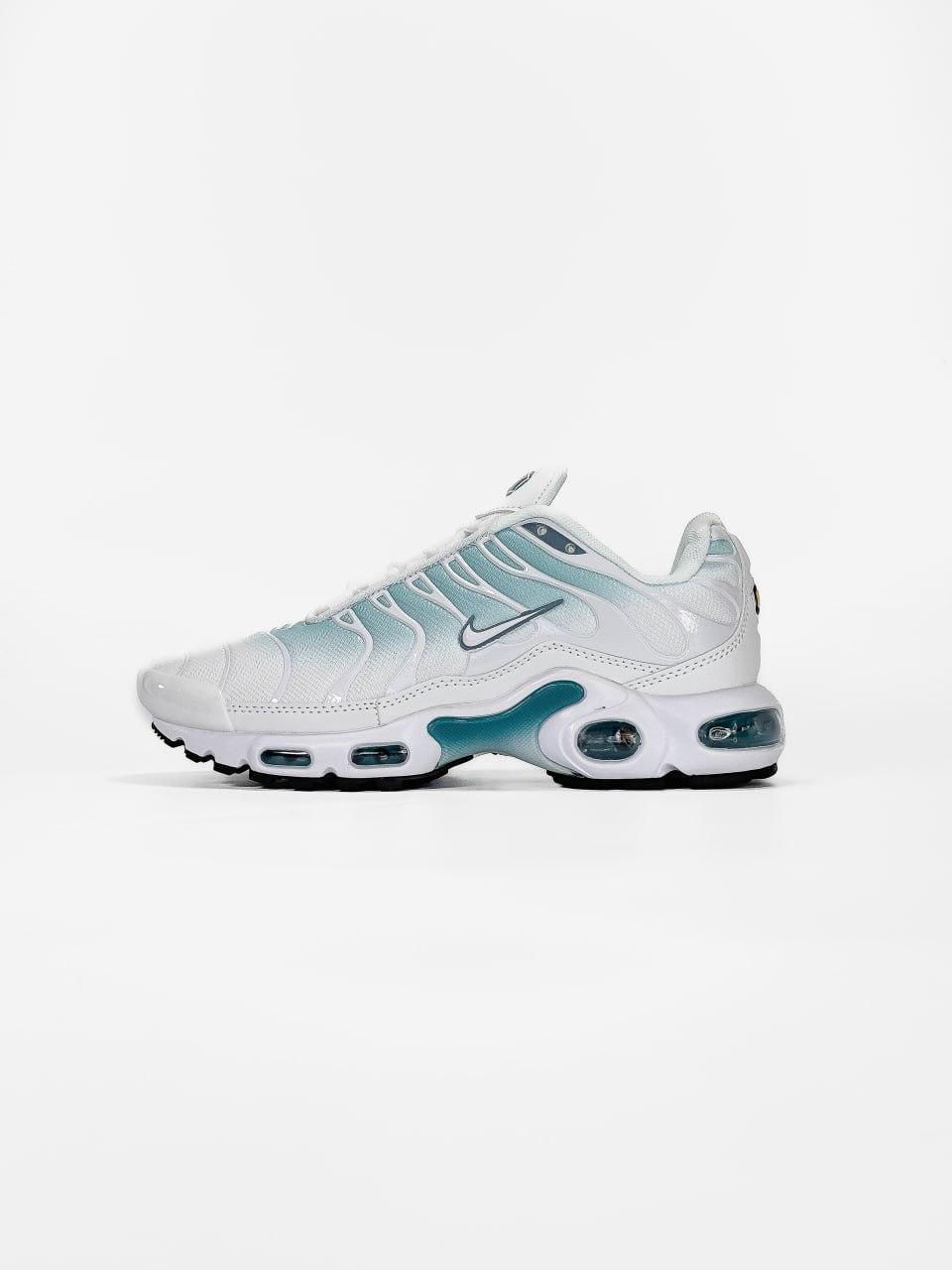 Жіночі кросівки Nike AIR MAX TN Plus White/Mint (білі з м'ятою) спортивні кроси NK833-N Найк vkross