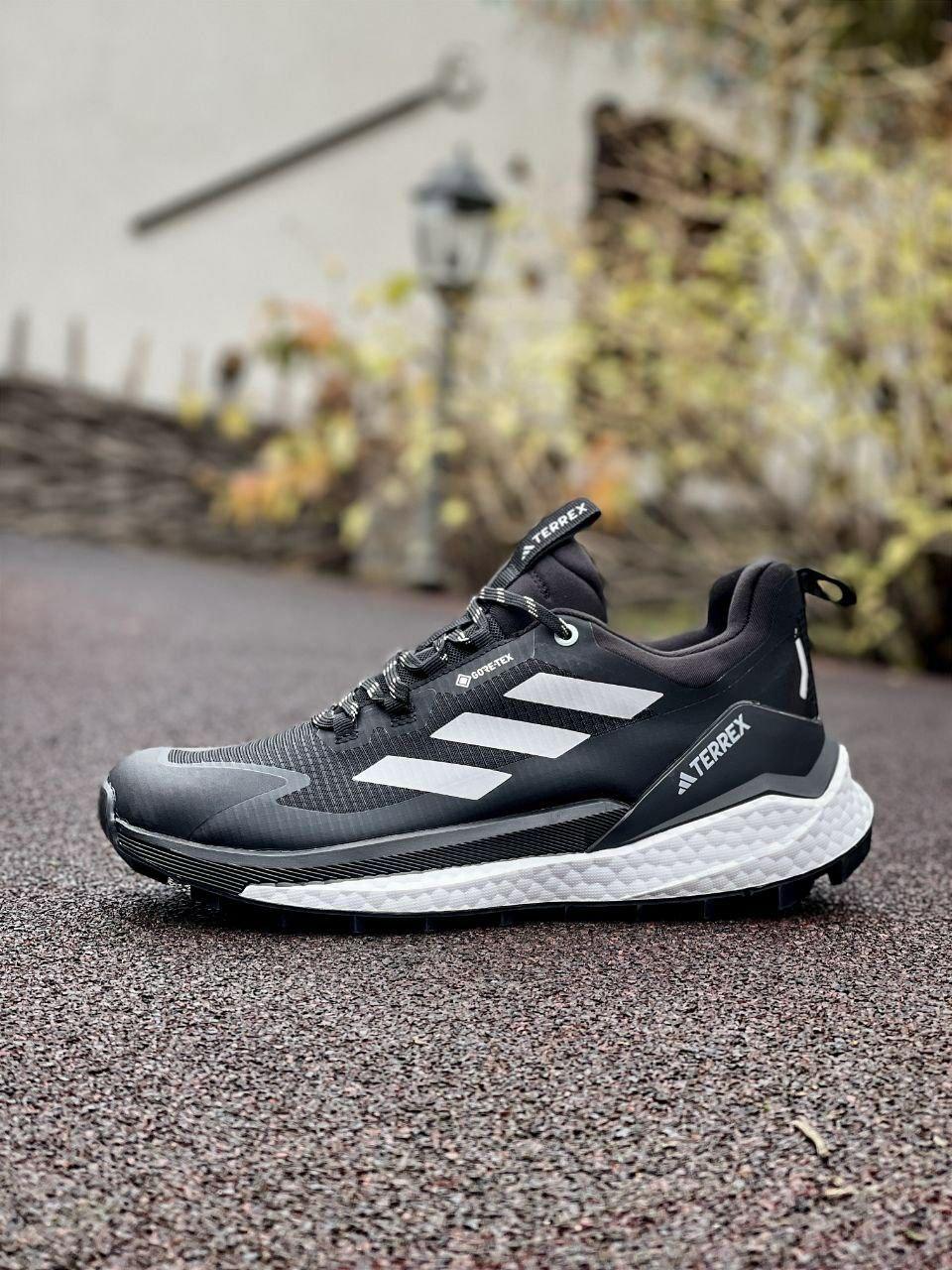 Чоловічі демісезонні кросівки Adidas Terrex free hiker 2.0 low (чорні) спортивні кросівки 3683 Адідас vkross, фото 1