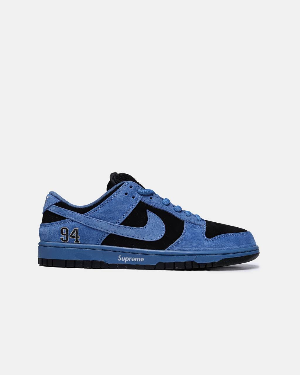 Чоловічі кросівки Nike Sb Dunk x Supreme Purple Blue (сині) повсякденні кроси nkd33 Найк vkross, фото 1