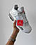 Чоловічі кросівки Nike Air Jordan 4 Retro "White Oreo" (білі) спортивні кроси 2668 Найк vkross, фото 10