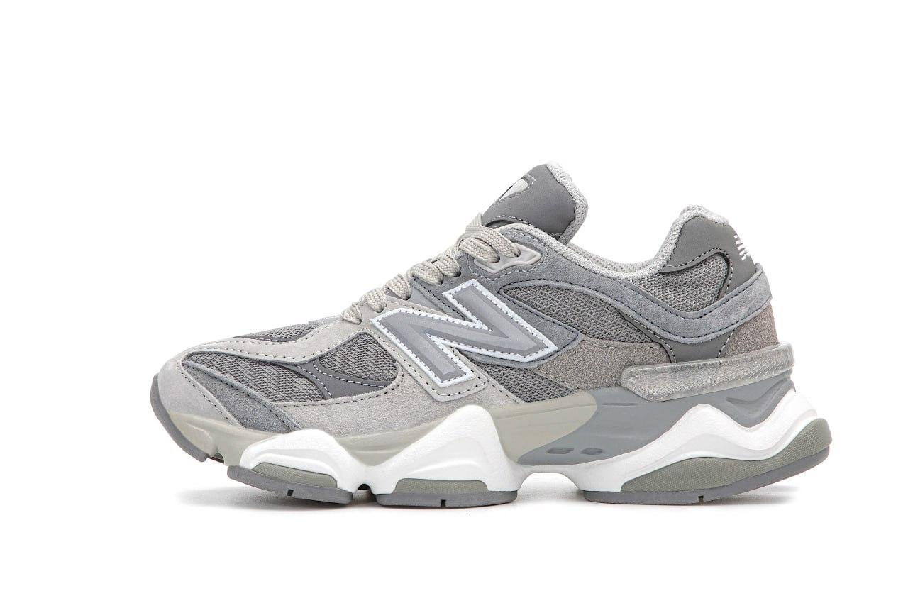 Жіночі спортивні кросівки New Balance 9060 (сірі) демісезонні кроси 14969 Нью Беленс vkross