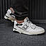 Чоловічі демісезонні кросівки New Balance 550 (біло-чорні) стильні спортивні кроси 2425 Нью Беленс vkross, фото 7