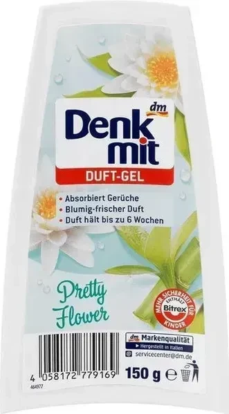 Гелевий освіжувач повітря Denkmit 2 в 1 Квітковий 150 г