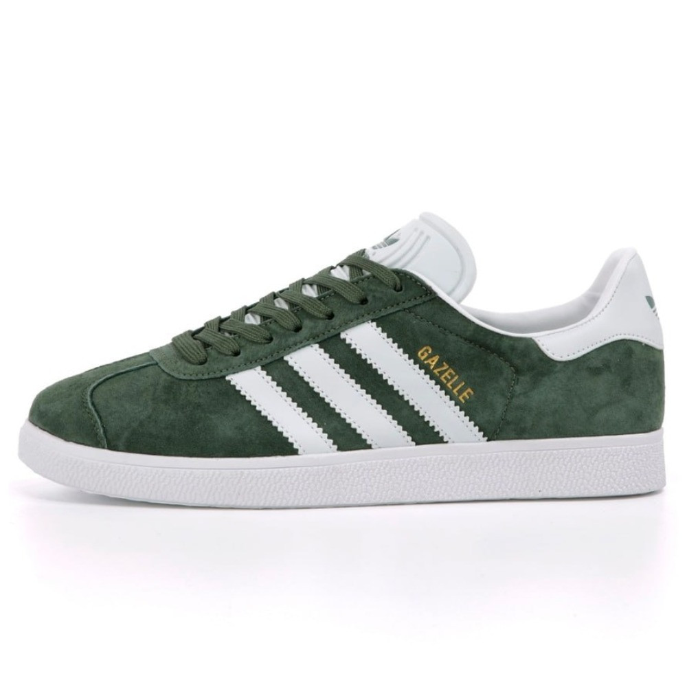 Чоловічі кросівки Adidas Gazelle Green, зелені замшеві кросівки адідас газелі