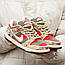 Чоловічі кросівки Nike SB Dunk Low Freddy Krueger (бежеві) модні повсякденні кроси 2016 Найк vkross, фото 4