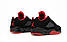 Чоловічі кросівки Nike Jordan 5 Low (чорні з червоним) повсякденні спортивні кроси 14914 Найк vkross, фото 2