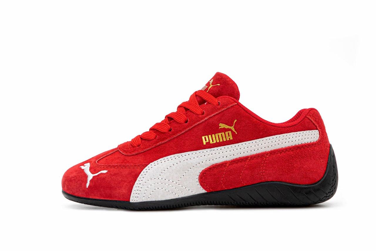Жіночі демісезонні кросівки Puma Speedcat (червоні) спортивні стильні кроси 14929 Пума vkross