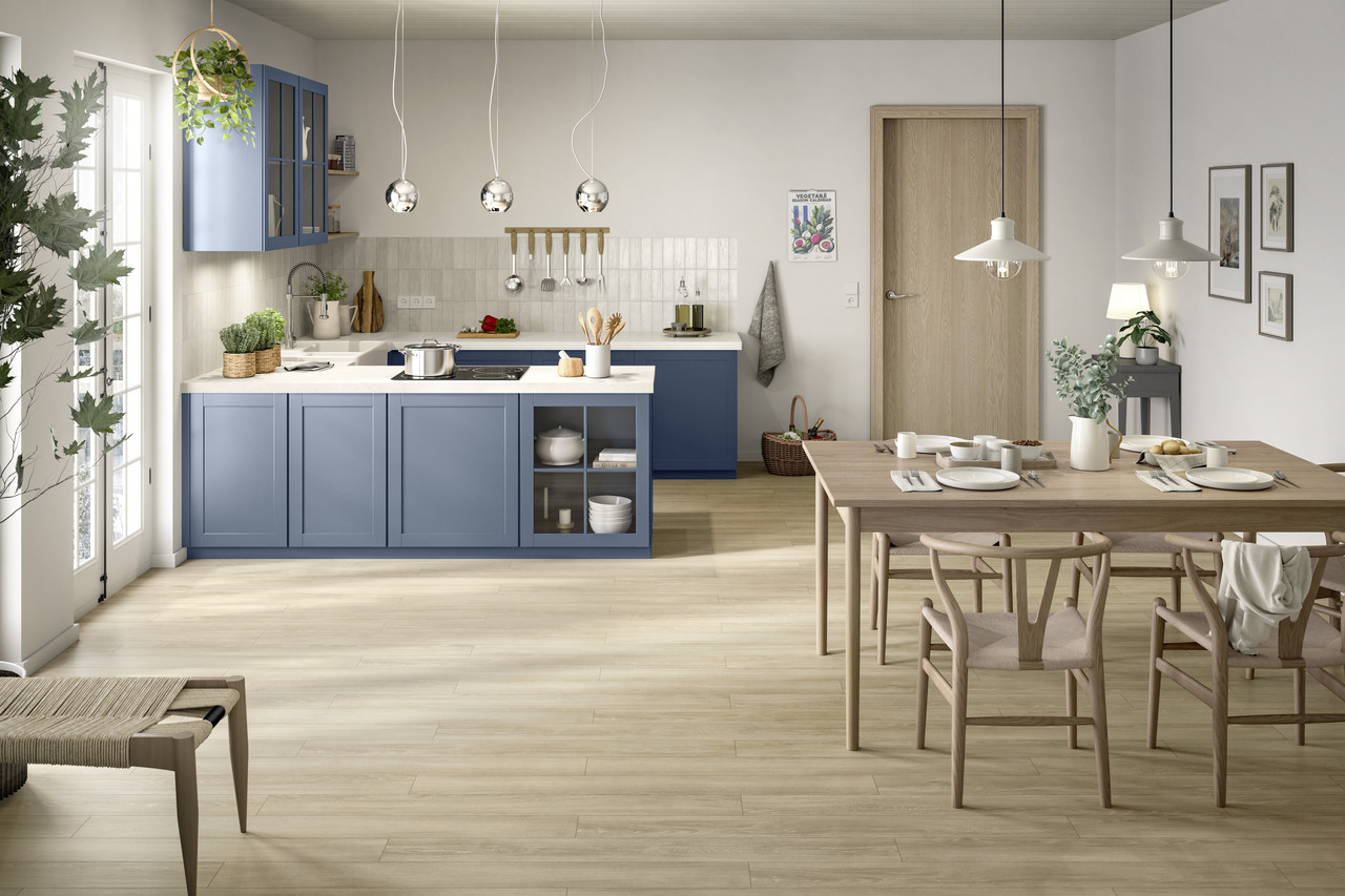 Ламінат EGGER дуб Ньюпорт кремовий 32 клас 8 мм Aqua24, фото 1