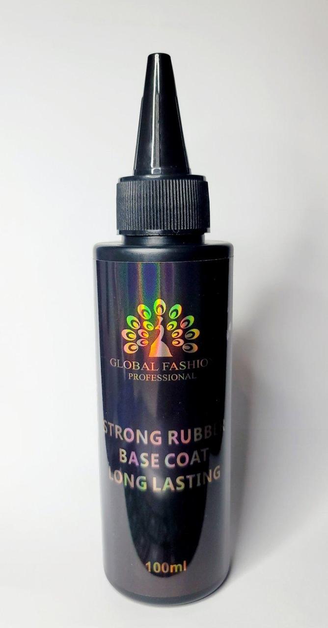 Каучукова база для гель-лаку Strong Rubber Base Coat Long Lasting 100 мл. Global Fashion