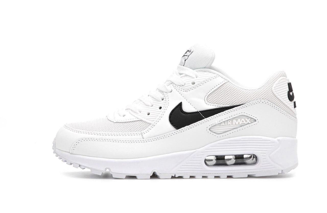 Чоловічі кросівки Nike AIR MAX 90 (білі) модні спортивні кроси 14942 Найк vkross, фото 1