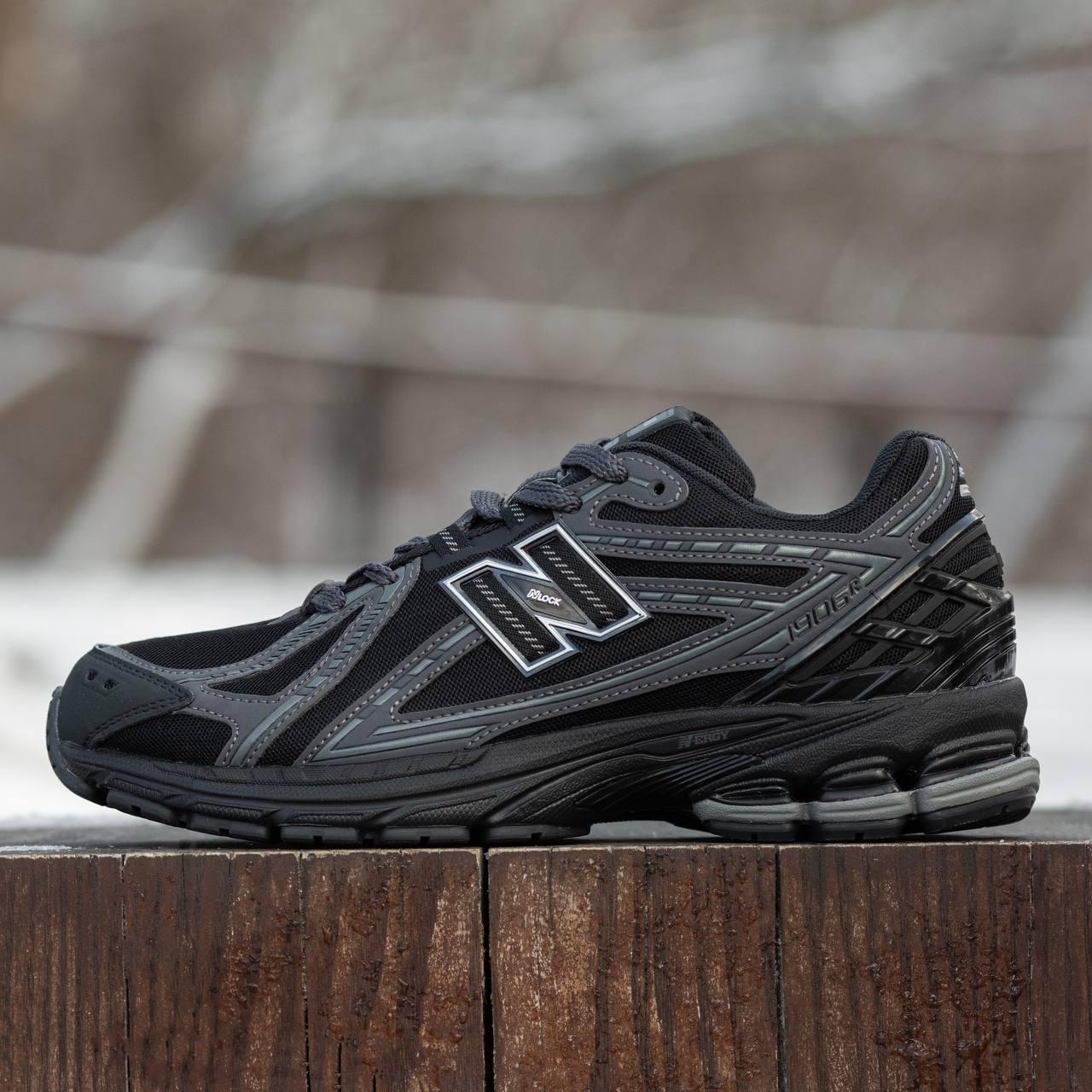 Чоловічі спортивні кросівки New Balance 9060 Black Grey (чорно-сірі) демісезонні кроси 2087 Нью Беленс vkross, фото 1