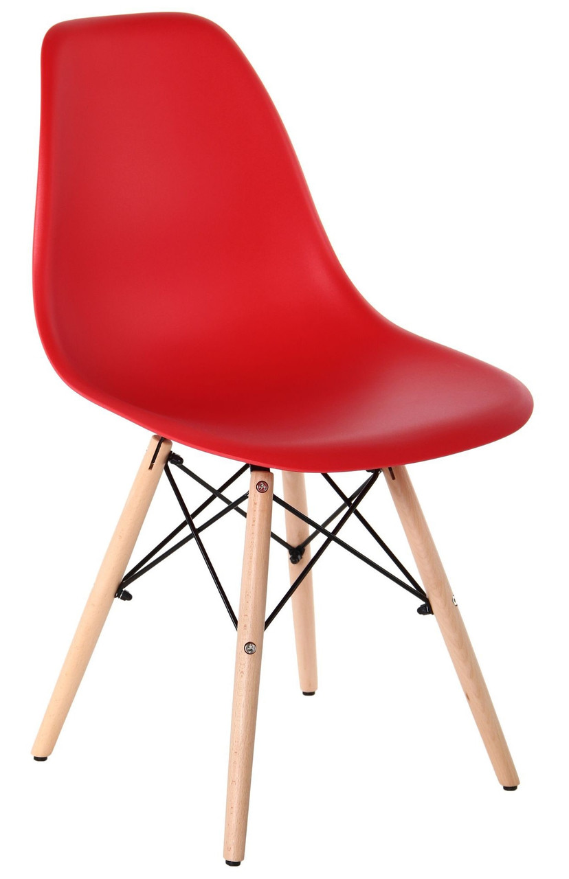 Стілець AMF Aster RL Wood Пластик Червоний Eames