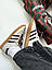 Жіночі спортивні кросівки Adidas Samba x Wales & Bones (білі з бордовим) повсякденні кроси 01286 Адідас vkross, фото 5