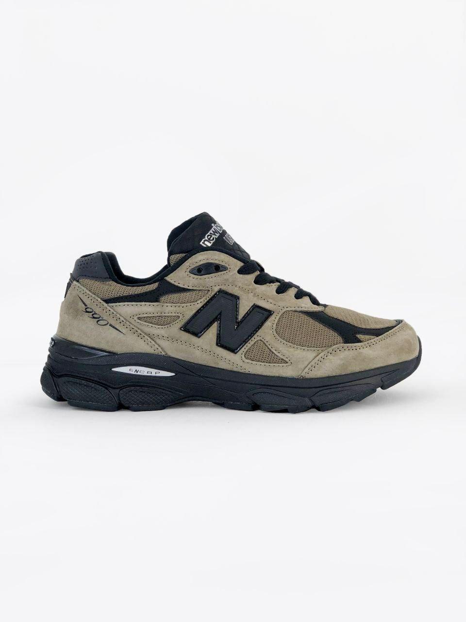 Чоловічі кросівки New Balance 990 Brown (коричневі) стильні спортивні кроси 7586 Нью Беленс vkross, фото 1
