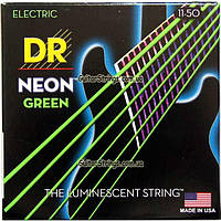 Струны DR NGE-11 Hi-Def Neon Green K3 Coated Medium 11-50