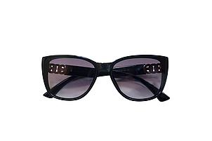 Сонцезахисні жіночі окуляри, чорні 2529-1, фото 2