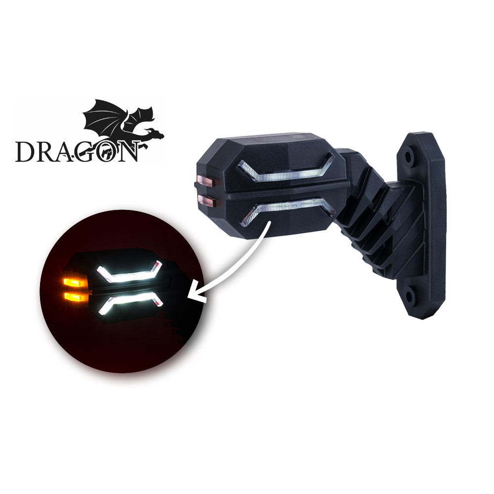 Ліхтар контурний-габаритний світлодіодний DRAGON HORPOL LD 3064 16 LED правий