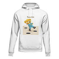 Худі унісекс Polo Bear "Take a Risk" Білий, XS