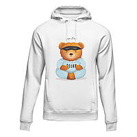 Худі унісекс Polo Bear "RELAX" Білий, XS