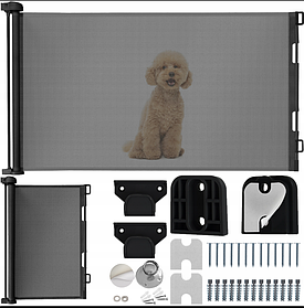 Рулонні захисні ворота бар'єр безпеки Ruhhy 86х160см для дітей та тварин