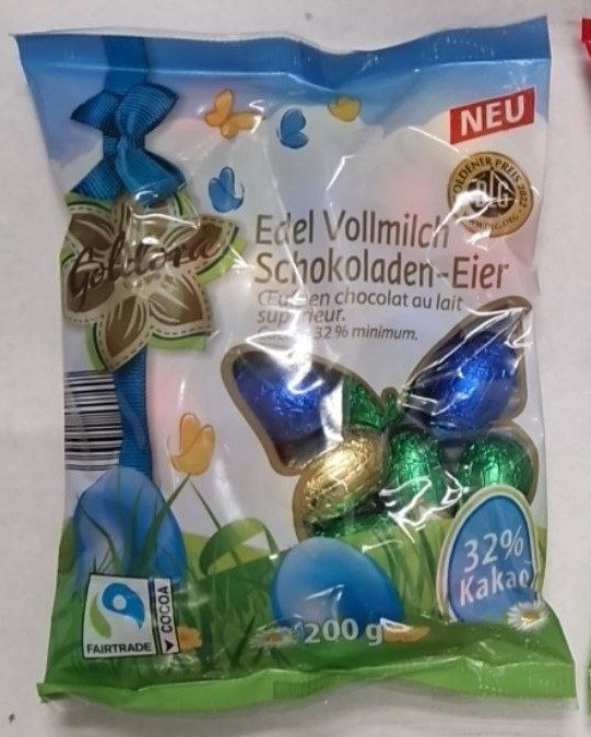 Шоколадні яйця Goldora 200 г.