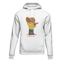 Худі унісекс Polo Bear "Look at me...!" Білий, XS
