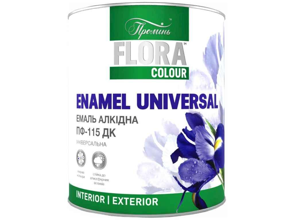Емаль алкідна для дерева/металу ПФ-115 зелений 0,9кг ТМ FLORA BP, фото 1
