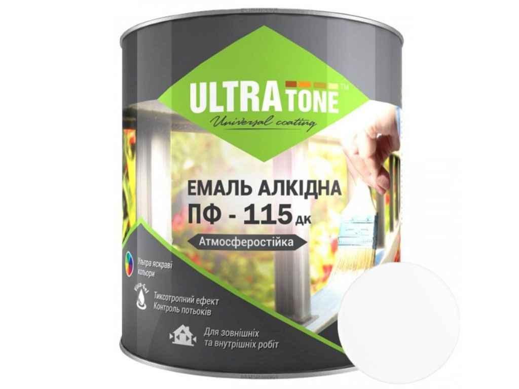 Емаль алкідна ПФ-115 білий 0,9кг ТМ ULTRA TONE