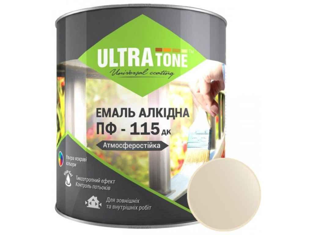 Емаль алкідна ПФ-115 бежевий 2,8кг ТМ ULTRA TONE, фото 1