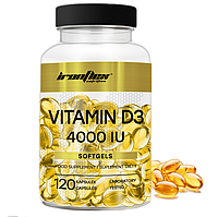 Вітамін D3 Ironflex Vitamin D3 4000 120 softgels