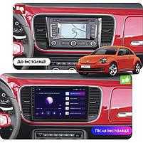 Штатна магнітола 10" Lesko для Volkswagen Beetle II (A5) 2011-2019 2/32Gb CarPlay 4G Wi-Fi GPS Prime 16 шт., фото 3