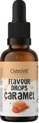 Підсолоджувач OstroVit Flavour Drops 30 ml карамель, фото 1