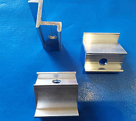 Притиск кінцевий для сонячних панелей 30мм