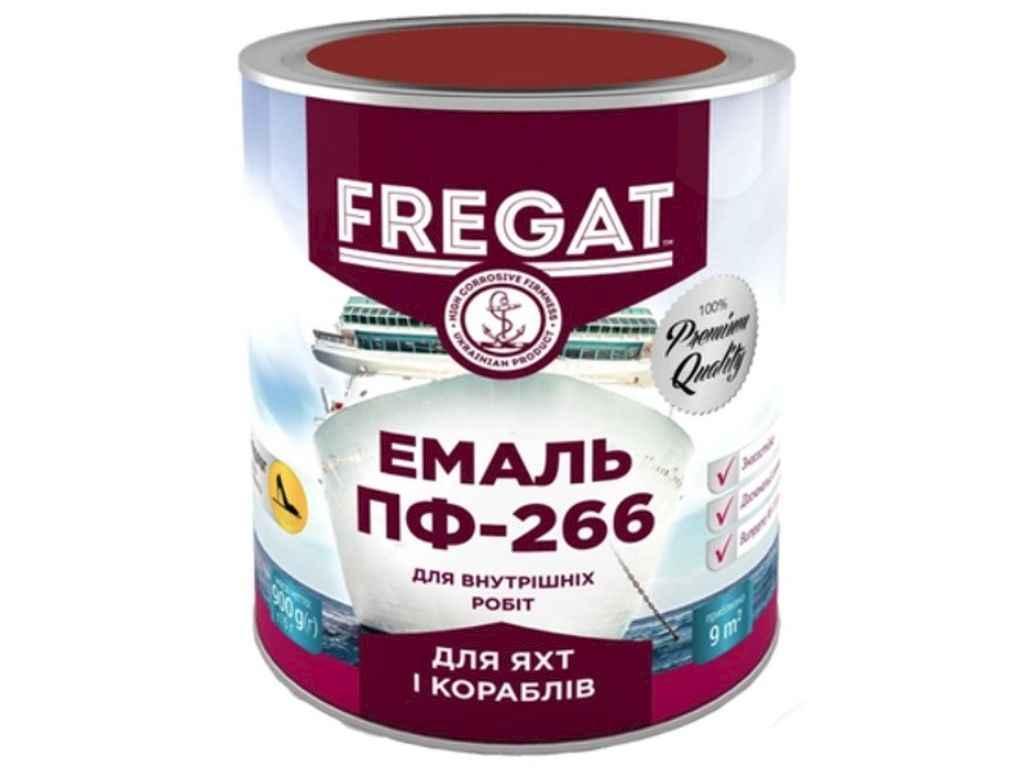 Емаль алкідна ПФ-266 червоно-коричневий 2,8кг для підлоги ТМ FREGAT, фото 1
