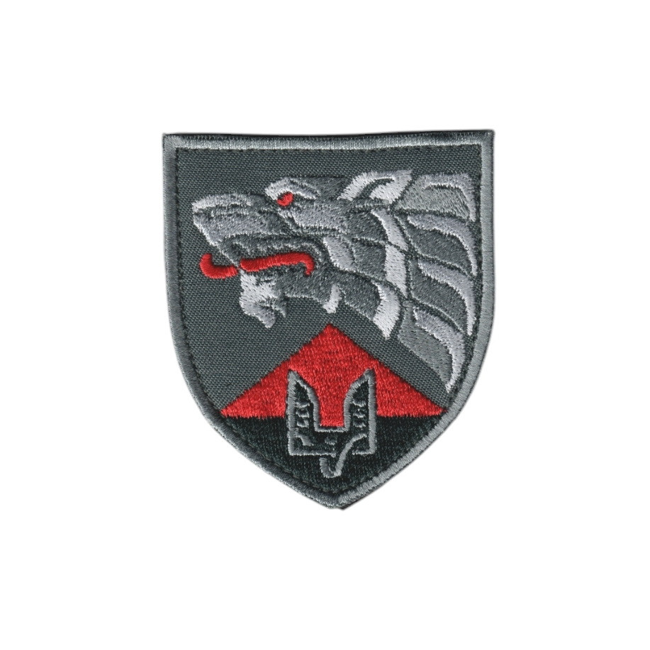 Шеврон військовий / армійський,ССО, на сірому, ЗСУ, 8см х7 см