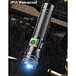 Ліхтар ручний 1136-white laser led PM10-TG, Li-Ion аккум., індикація заряду, ЗУ Type-C, zoom, фото 7