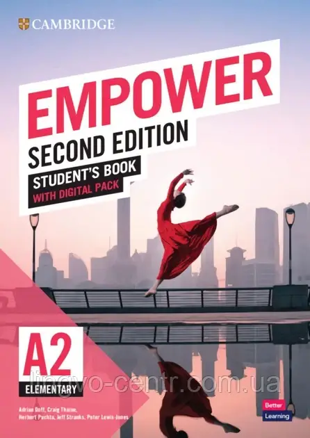 Книга для вивчення англійської мови. Empower A2 Elementary Students Book with Digital Pack