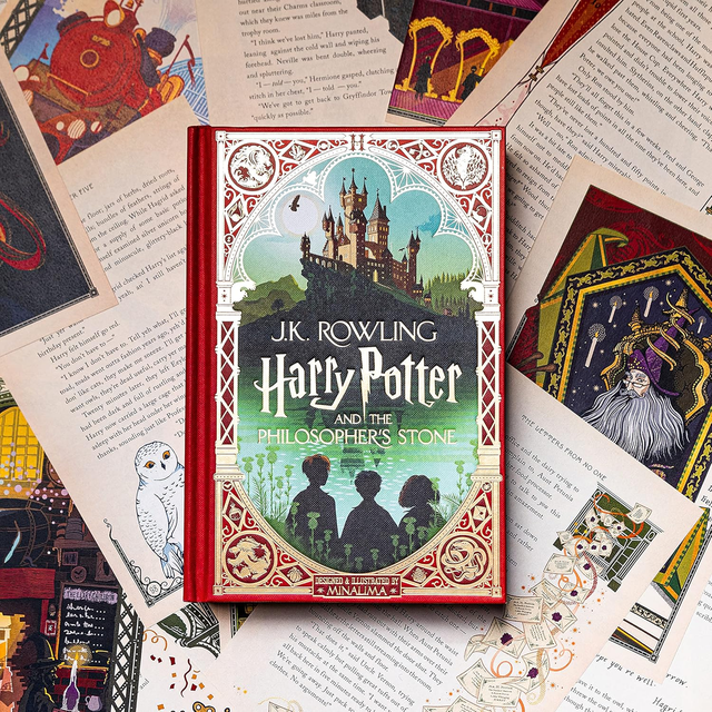 Книга Harry Potter and the Philosopher's Stone (MinaLima