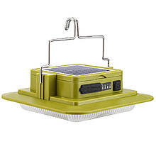 Ліхтар кемпінг 229L-SMD (white+yellow), 3х18650, сон. панель, power bank, ЗУ Type-C, магніт, гачок