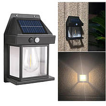 Ліхтар вуличний 888-30W вольфрамова лампа, Motion Sensor, 1x14500, сонячна панель, ЗУ Type-C