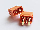 Конектор XT60IPW Папа AMASS силовий помаранчевий - 2 шт., фото 7