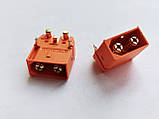 Конектор XT60IPW Папа AMASS силовий помаранчевий - 2 шт., фото 8