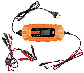 Зарядка для авто акумулятора кислотного, гелевого Neo Tools 11-891, 4 А / 70 Вт, 3-120 А/год